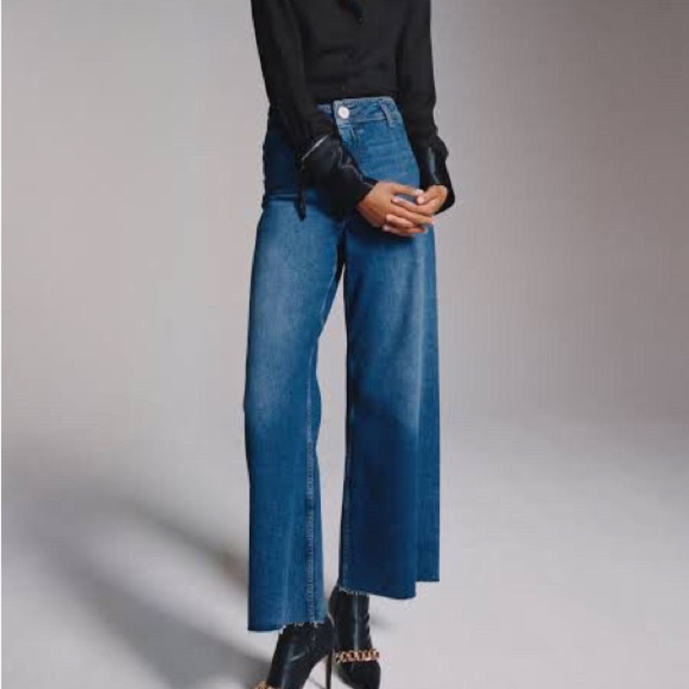 Zara Marine Straight Wide Leg